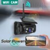 Caméra de recul sans fil solaire